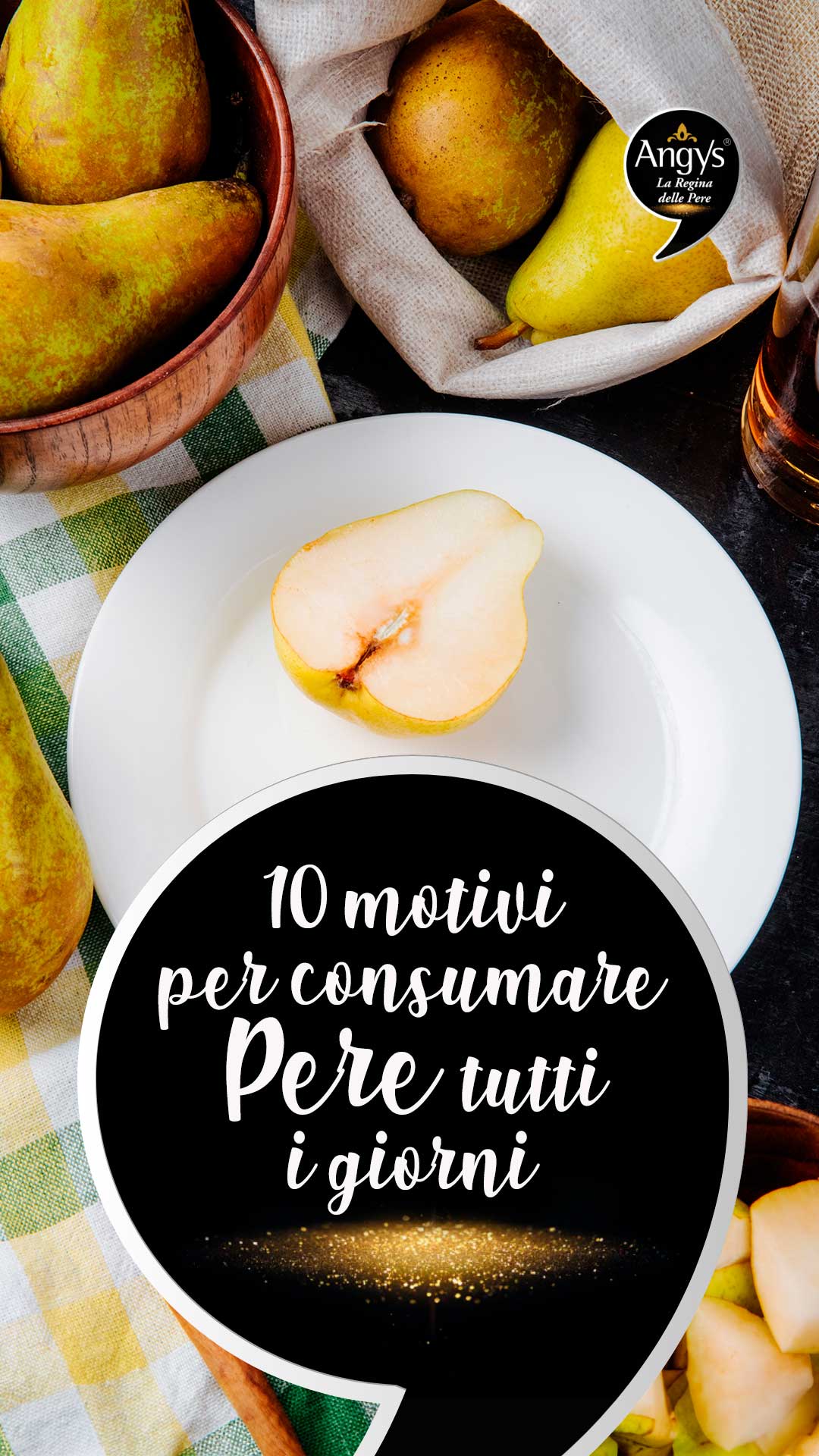 10 motivi per consumare pere tutti i giorni